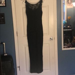 Black lace/sequins dress